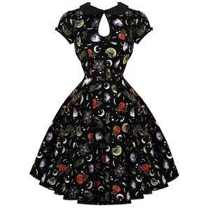 Hell Bunny Salem pinup rockabilly  Halloween dress